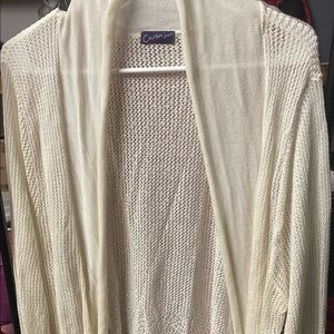 Cream cardigan XL